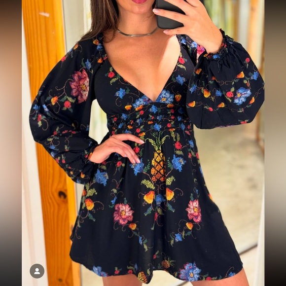 FARM Rio Fruits Short Dress Size S - Picture 4 of 12